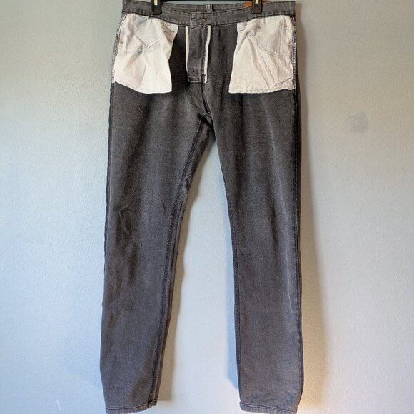 TOLL Men's Jeans Gray 34 x 32 (slightly longer) - Picture 5 of 10